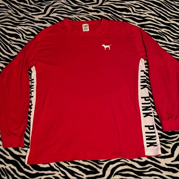 VS Pink long sleeve tee size large - Picture 3 of 3